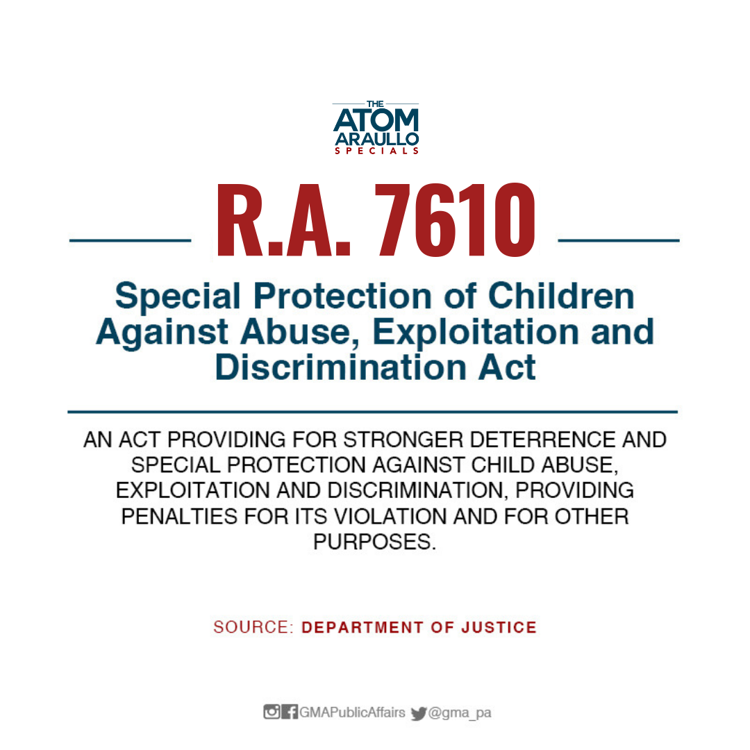 RA 7610 Special Protection Of Children Against Abuse Exploitation 