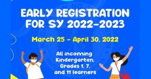 EARLY REGISTRATION